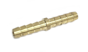 1/4 x 1/4 Hose Barb Splicer Brass Fitting 1/4 x 1/4 Hose Barb Splicer Brass Fitting