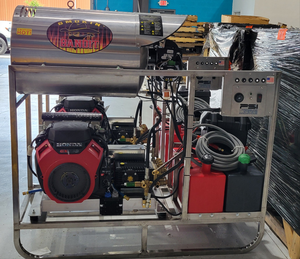 SMOKIN’ (HOT) BANDIT, 8 GPM @ 3500 PSI, HONDA GX690, GP TSF2021 PUMP, SS FRAME SMOKIN’ (HOT) BANDIT, 8 GPM @ 3500 PSI, HONDA GX690, GP TSF2021 PUMP, SS FRAME