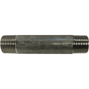 3/8" X 3" 304 SS NIPPLE 3/8" X 3" 304 SS NIPPLE