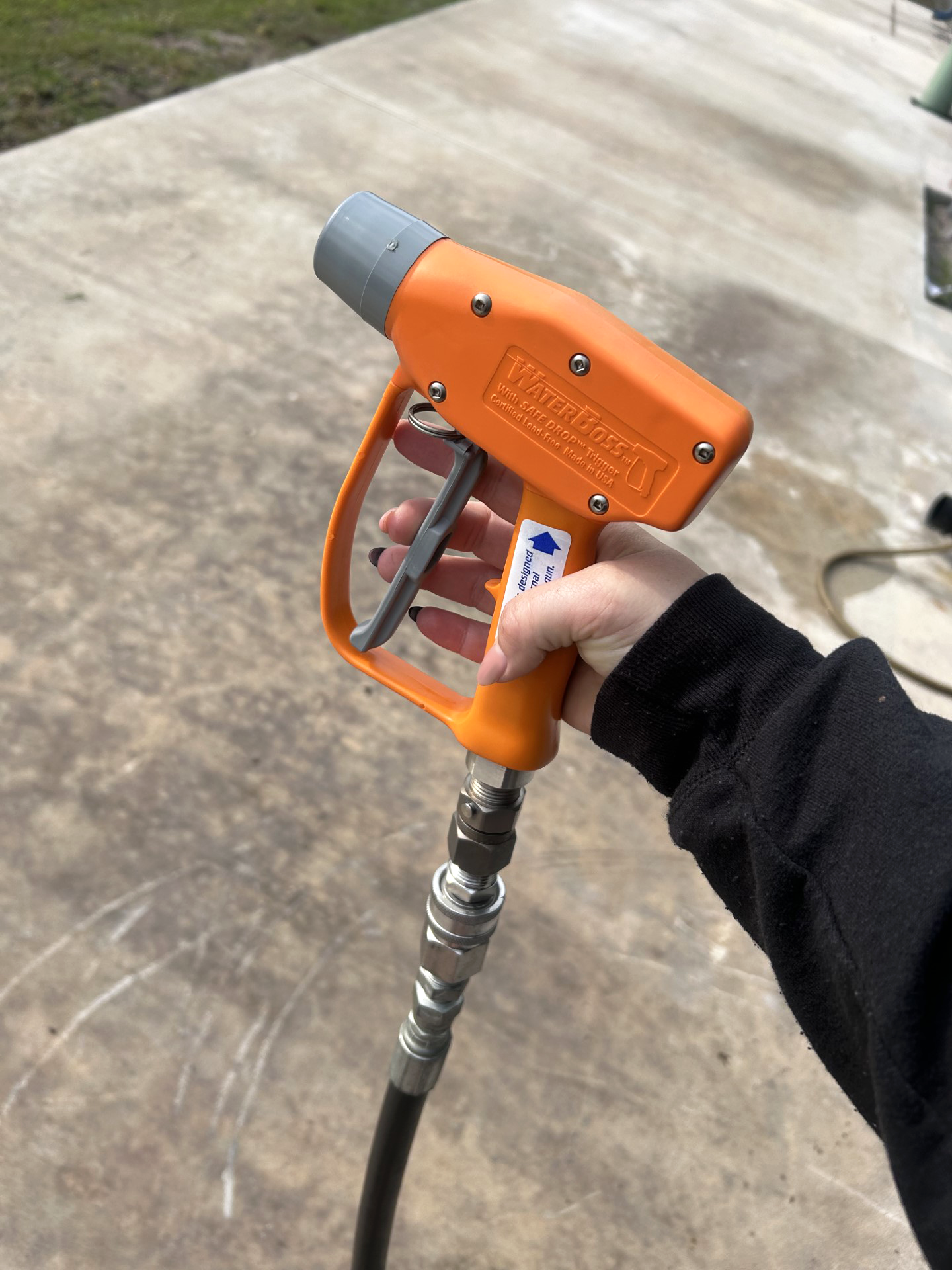 WaterBoss in use