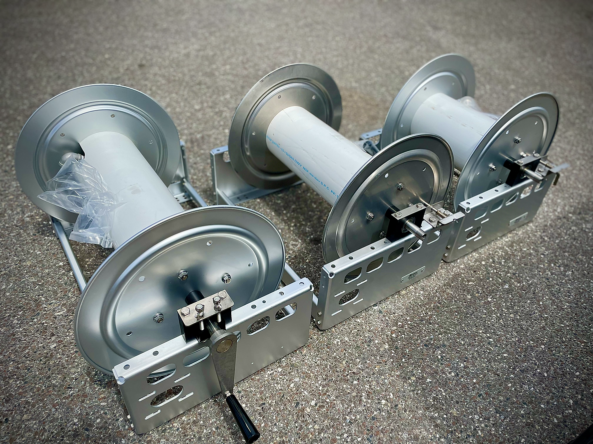 Kings Hose Reel 12in Aluminum Manual Hose Reel