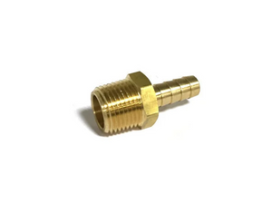 3/8 Barb x 1/2MPT Brass Fitting 3/8 Barb x 1/2MPT Brass Fitting
