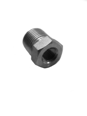 1/2 M x 1/4 F Steel Bushing Reducer 1/2 M x 1/4 F Steel Bushing Reducer