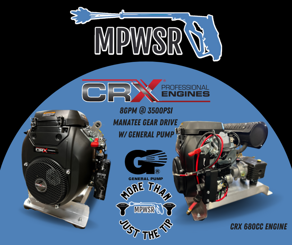MGD-8035CG: 8GPM at 3500psi MGD with CRX 680cc with General Pump MGD-8035CG