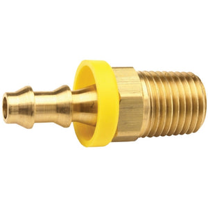 PUSH ON HOSE BARB 1/2 HOSE X 3/8 MPT PUSH ON HOSE BARB 1/2 HOSE X 3/8 MPT