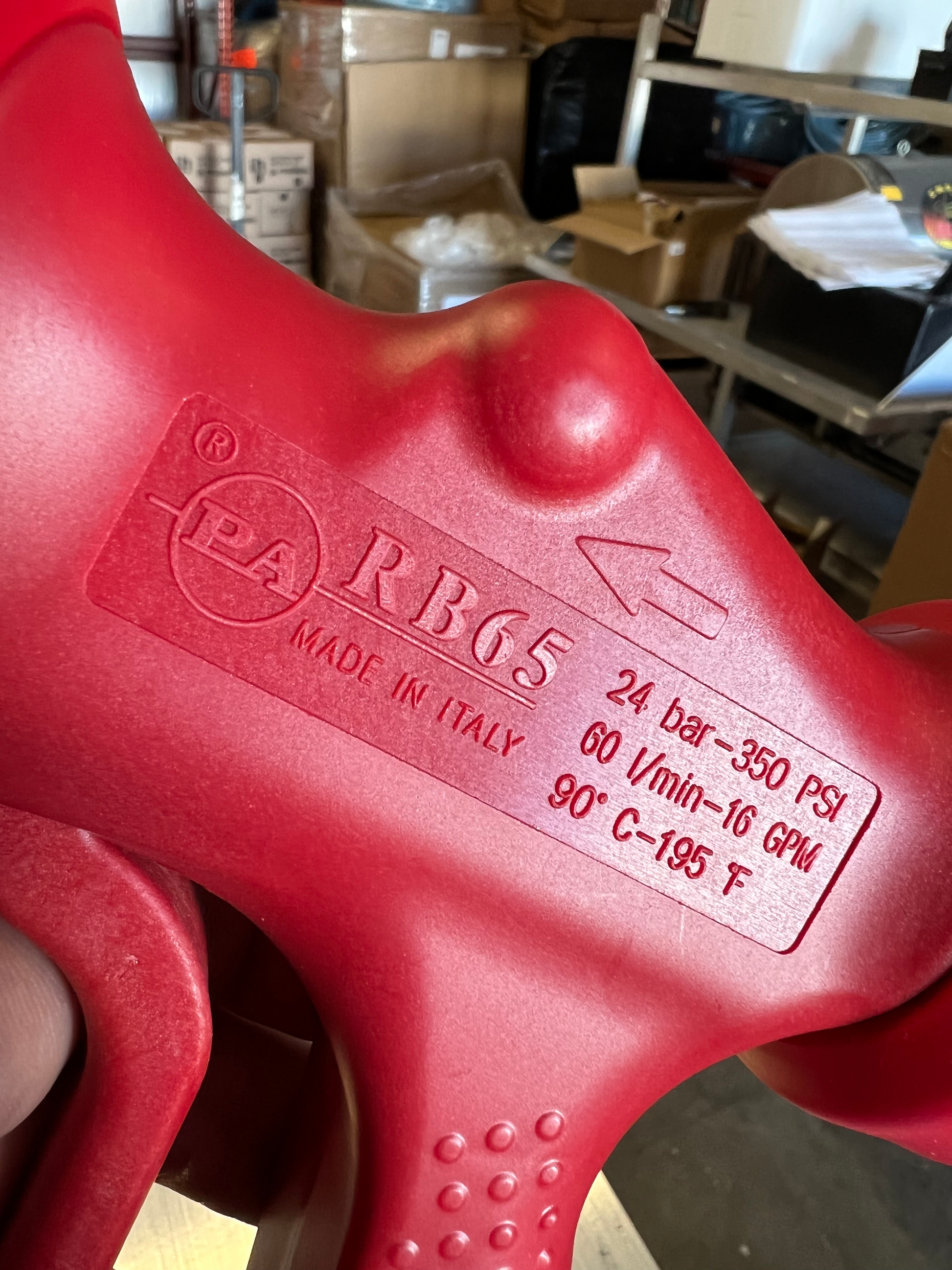 General Pump RED High Flow Wash Down Gun YG1635S *18