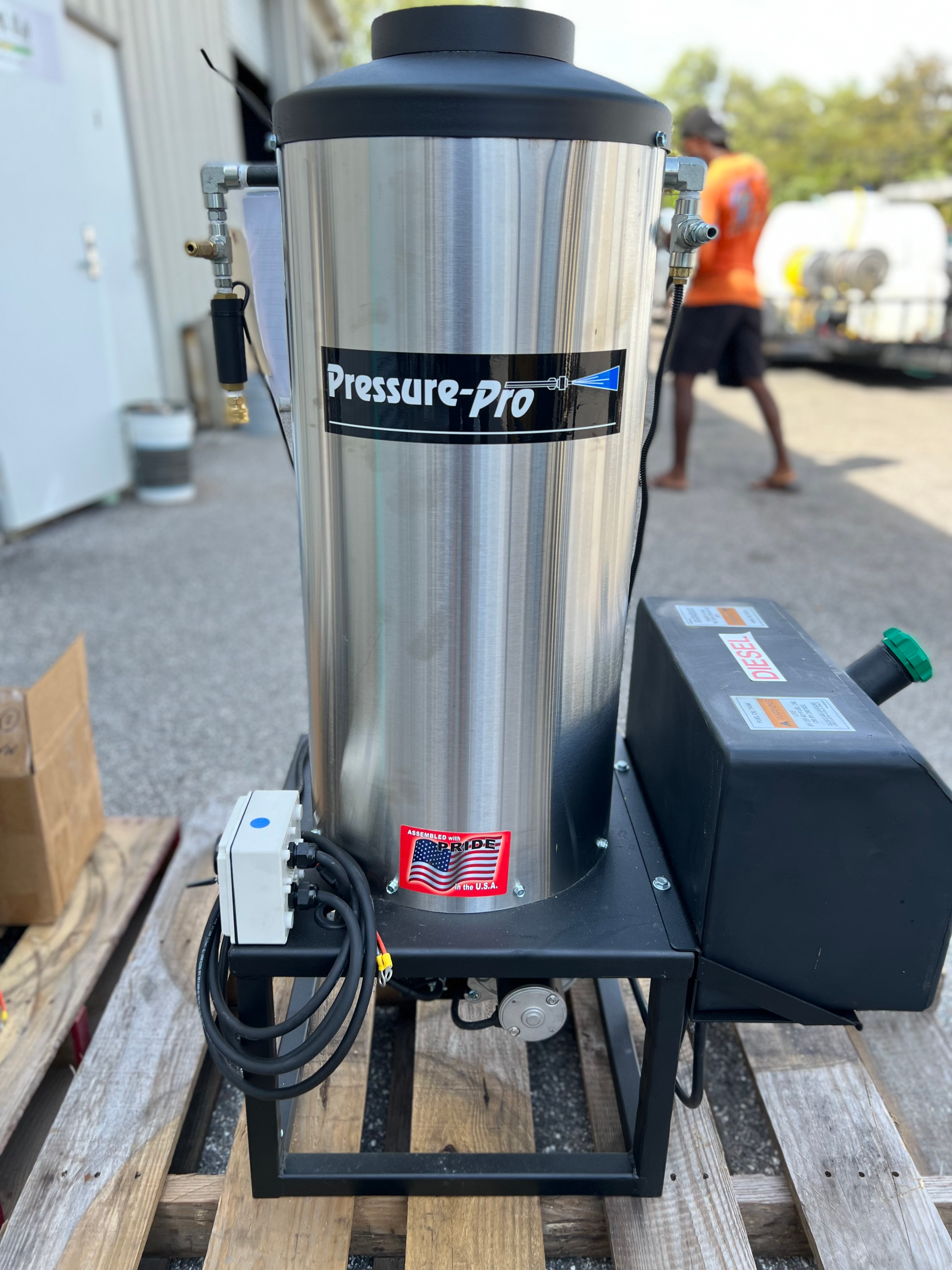 Pressure Pro 6gpm Stationary Vertical Hot Box Hot Shot | Stand