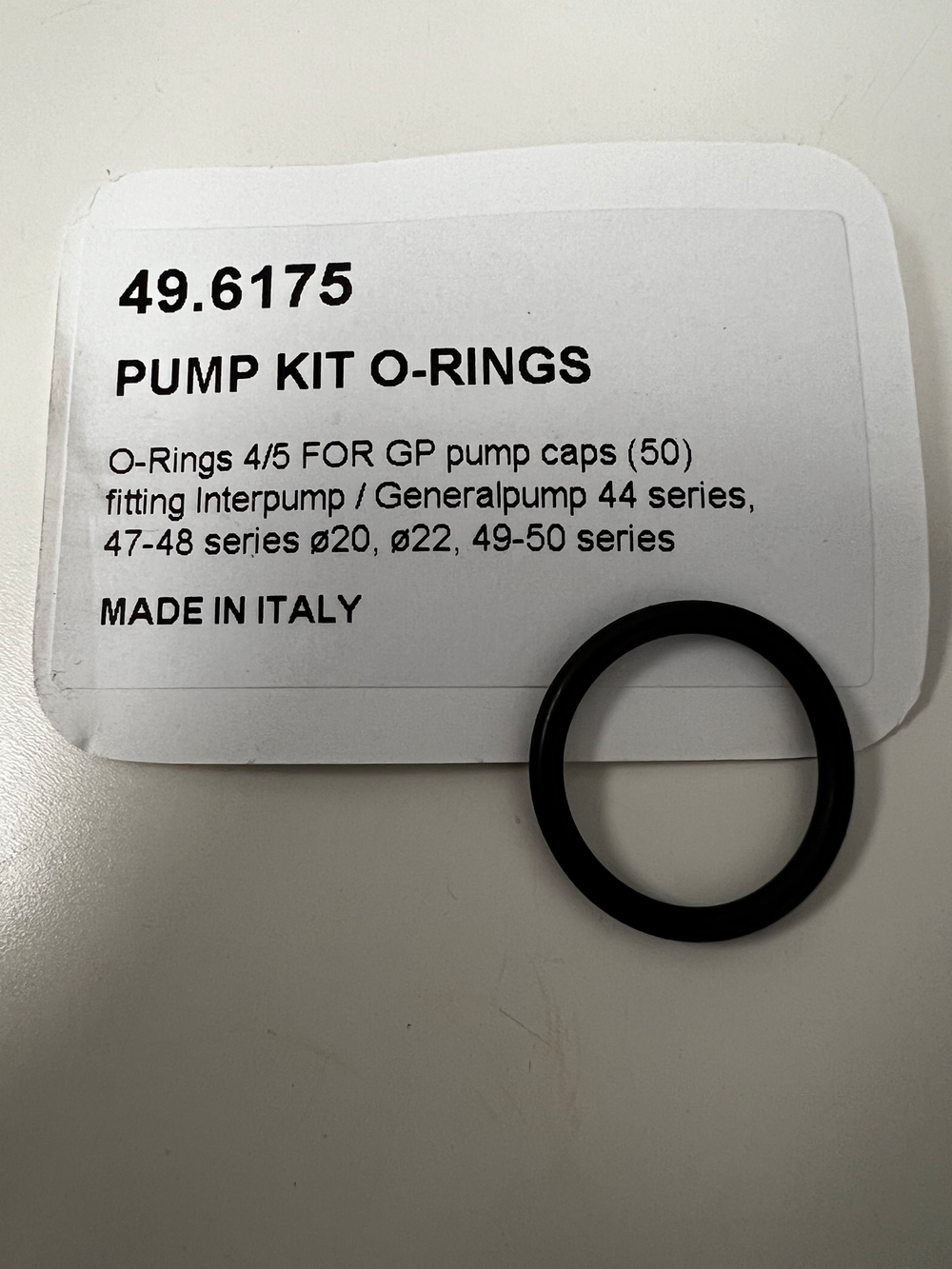 Pump Kit O-Rings 4/5-50 For GP Pump Caps 701002