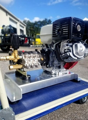 MGD-5530HA: 5.5GPM at 3000psi Manatee Gear Drive Honda GX390 With AR Pump MGD-5530HA: 5.5GPM at 3000psi Manatee Gear Drive Honda GX390 With AR Pump