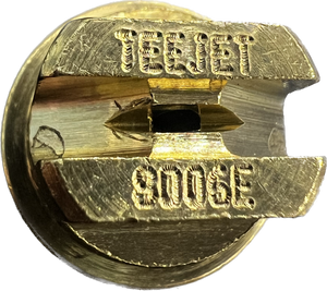 8006E Teejet Brass Tip Even Flat Spray Tip 8006E Teejet Brass Tip Even Flat Spray Tip