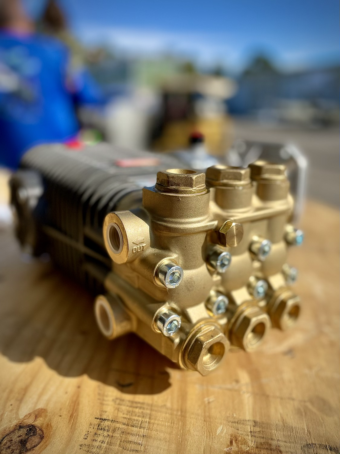 4GPM Comet Pump Gear Box Assembly