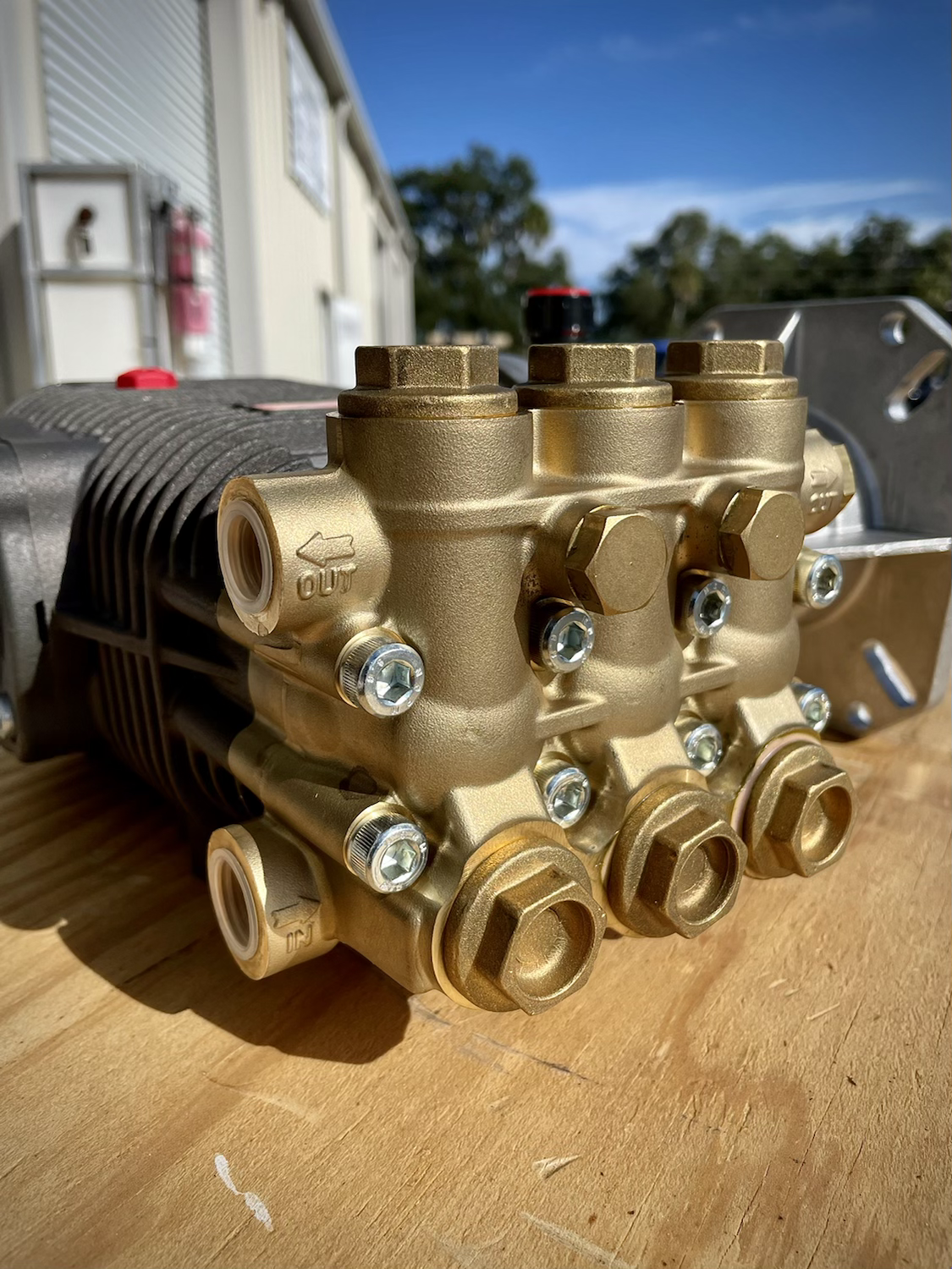 4GPM Comet Pump Gear Box Assembly