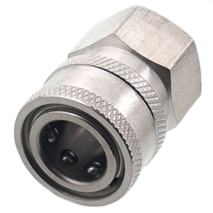 1/2 Female Thread Stainless Steel Coupler Quick Connect 24.0065 1/2 Female Thread Stainless Steel Coupler Quick Connect 24.0065