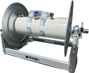 Kings 18" Manual Reel with 1" Stainless Steel Manifold Kings 18" Manual Reel with 1" Stainless Steel Manifold