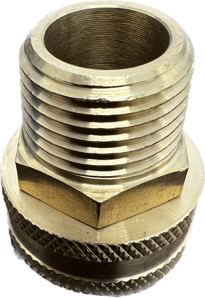 3/4" FGH x 1/2" MPT Garden Hose Inlet Fitting - Short *1 6429 3/4" FGH x 1/2" MPT Garden Hose Inlet Fitting - Short *1 6429