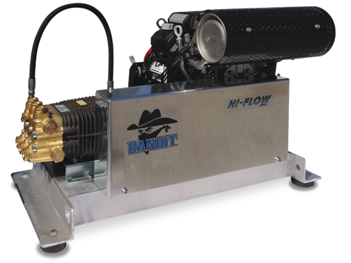 Bandit Belt Drive Pressure Washer 5GPM at 5000PSI Honda GX690 Belt