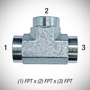 1/2FPT Steel Tee 1/2FPT Steel Tee