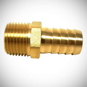 Brass Hose Barb 1/2 x 1/2MPT Fitting *16 Brass Hose Barb 1/2 x 1/2MPT Fitting *16