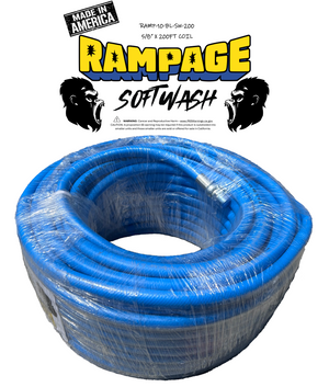 Rampage 5/8" Blue 200ft Softwash Hose Rampage 5/8" Blue 200ft Softwash Hose