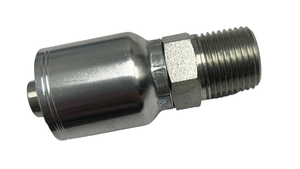 1/2" Hose x 1/2" M Pipe Solid Crimp AJ08-08MP 1/2" Hose x 1/2" M Pipe Solid Crimp AJ08-08MP