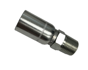 1/2" Hose x  1/2" MP NPTF Rigid Crimp AJU08-08MP 1/2" Hose x  1/2" MP NPTF Rigid Crimp AJU08-08MP