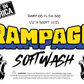 Rampage 1/2" Yellow 300' softwash hose with crimped ends