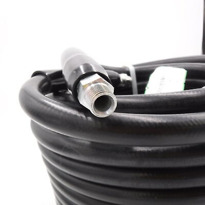 100' Black 4000 PSI 1/2" 2 wire hose