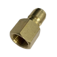 1/2" FPT Brass Plug