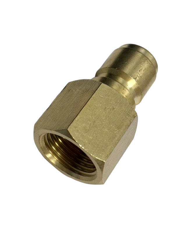 1/2" FPT Brass Plug