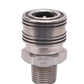 PRIMA by Veloci 3/8" MPT Stainless Steel Coupler Made in the USA