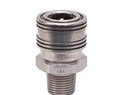 PRIMA by Veloci 3/8" MPT Stainless Steel Coupler Made in the USA