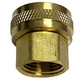 3/4 FGH Swivel x 1/2 FPT Pump Inlet Brass Fitting