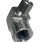 3/8" MPT x 1/2" FPT 90° Steel Street Elbow