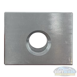 1/2" 3-Way Aluminum Unloader/Bypass Block