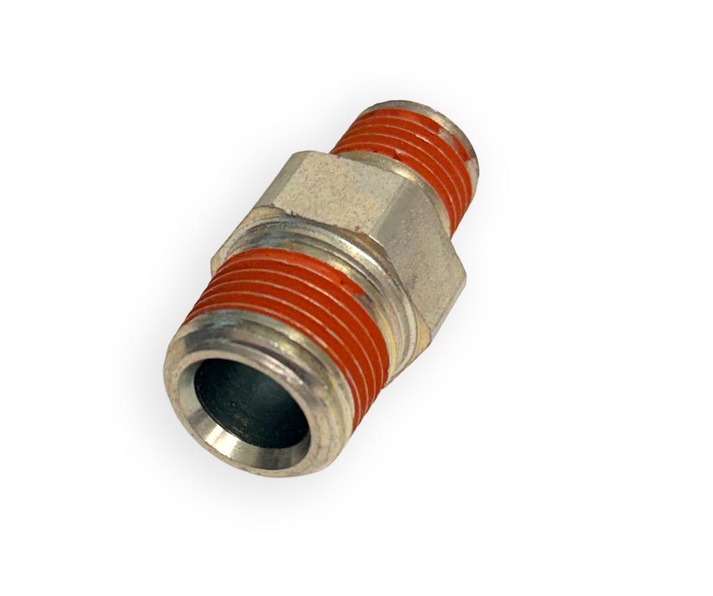 STEEL HEX NIPPLE 3/8MPT X 1/4MPT,5000PSI