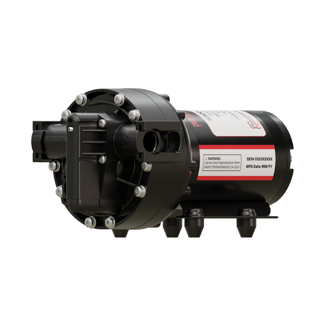 Remco 5.3 GPM 100 PSI Demand Pump with 3/4" Quick Attach Ports 1/2" Barbs 5517-1I1-63B-B