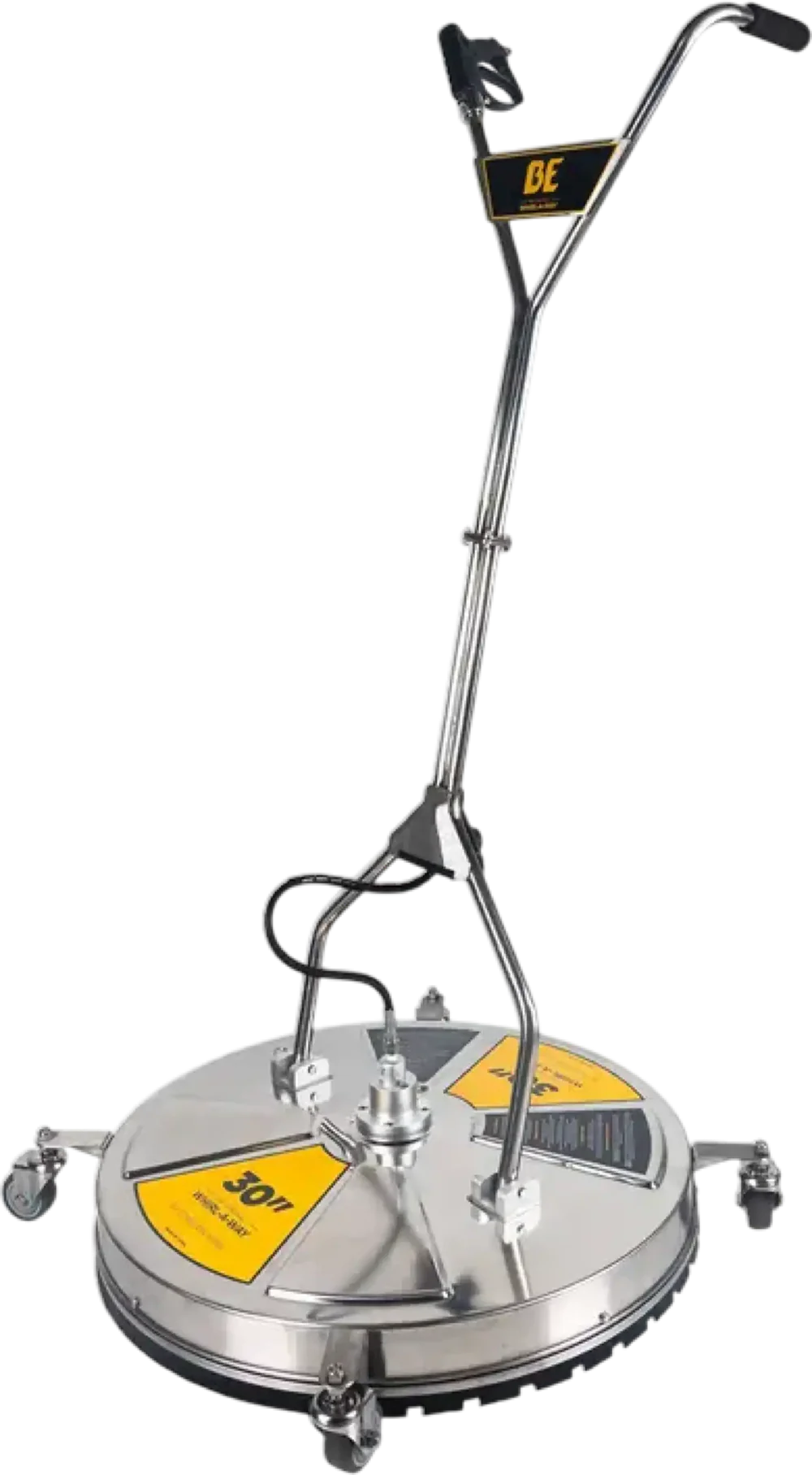 BE 30” Stainless Steel WHIRL-A-WAY Surface Cleaner with Casters