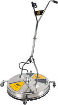BE 30” Stainless Steel WHIRL-A-WAY Surface Cleaner with Casters