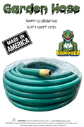 Rampage 3/4" Green Garden Hose 100ft