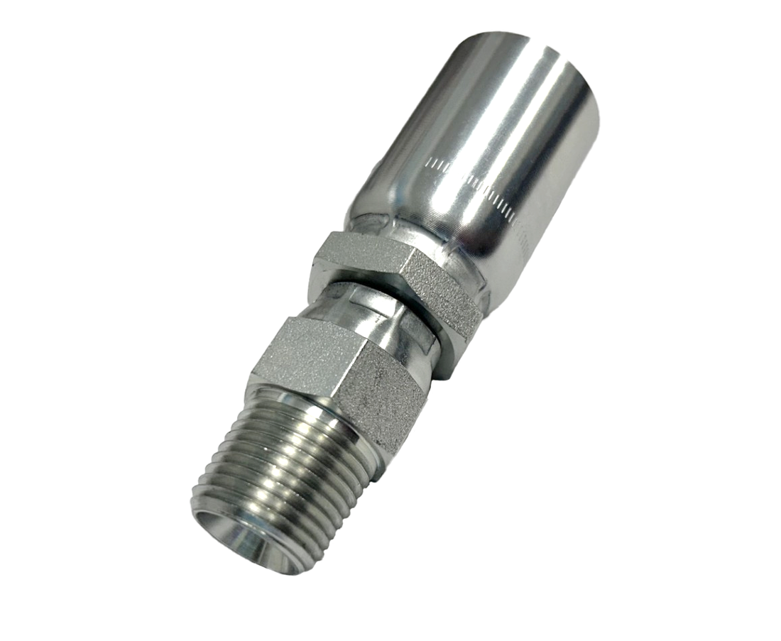5/8" Hose x 1/2" NPT Softwash Hose Crimp - Swivel