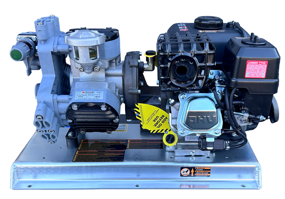 Comet P40 CRX Softwash Skid System