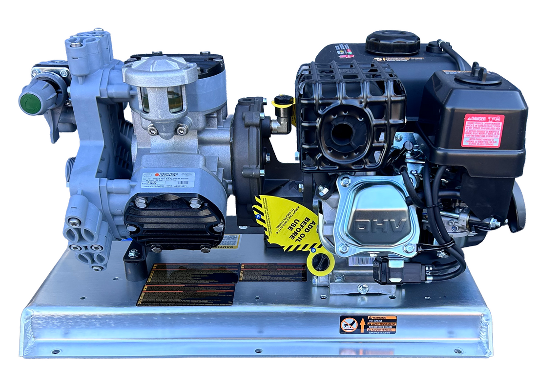 Comet P40 CRX Softwash Skid System