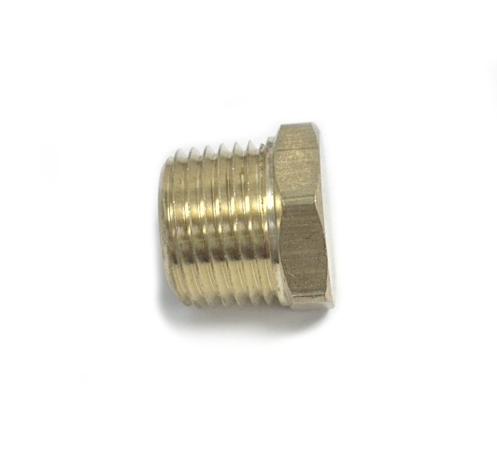 BRASS ALLEN HEAD PLUG 1/4"