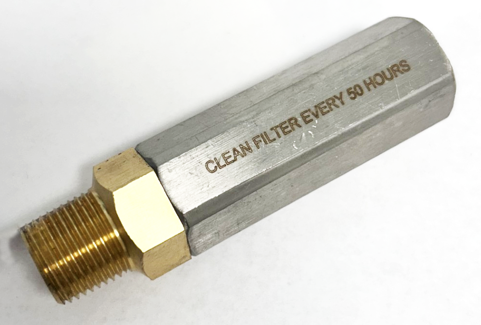 High Pressure Filter 3/8FPT in 3/8MPT out