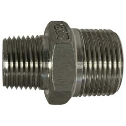 3/4" x 1/2" 316 SS Hex Nipple