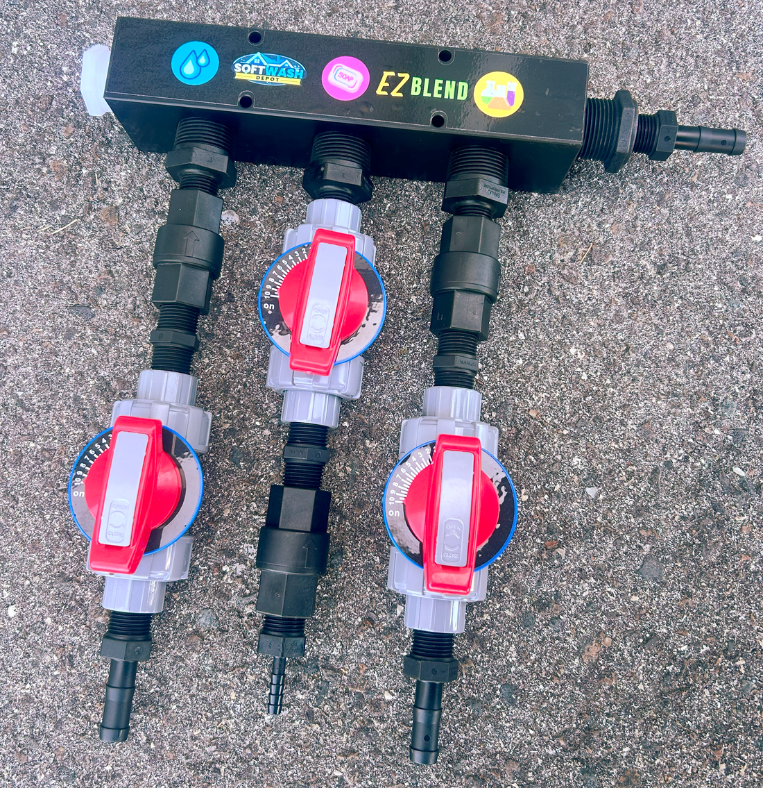 Manatee Mixing System w/ EZ BLEND Block Mount - 1/2" 3-Way