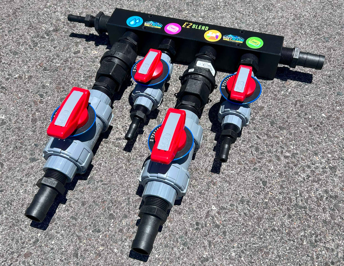 Manatee Mixing System w/ EZ BLEND Block Mount - 1" 4-Way