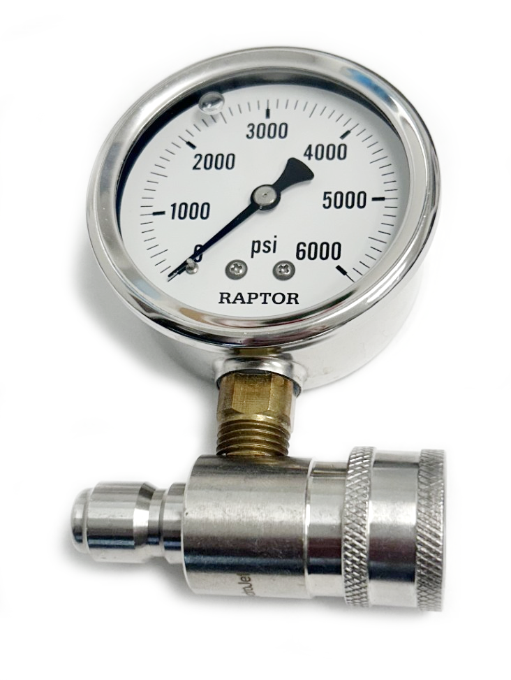 Pressure Gauge 3/8 M/F Quick Connect