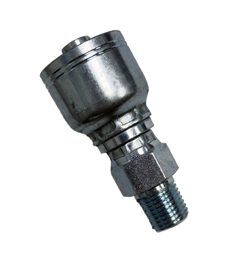 Crimp 3/8" Hose x 1/4" Swivel