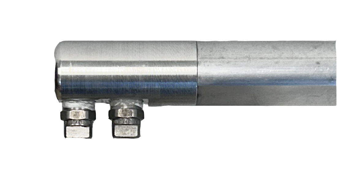 Whisper Wash Hydro Flow Spray Bar | Ground Force / Lil Big Guy | 4-Tip Aluminum Ends HF-AL4-GF